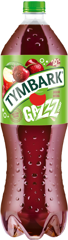 TYMBARK 1,5l jabłko-wiśnia gazzzowane 