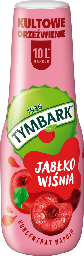 TYMBARK 500 ml koncentart napoju Jabłko-Wiśnia