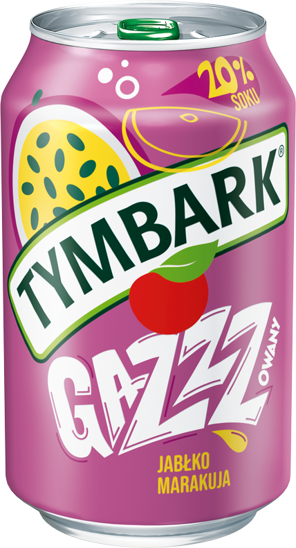 TYMBARK 330 ml jabłko - marakuja