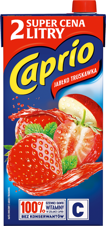 CAPRIO 2L jabłko - truskawka