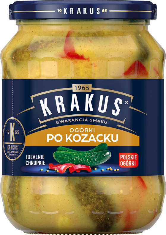 KRAKUS 670 g ogórki kozackie