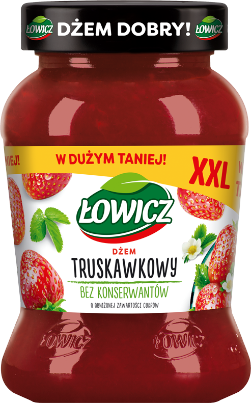 ŁOWICZ 450 g truskawka