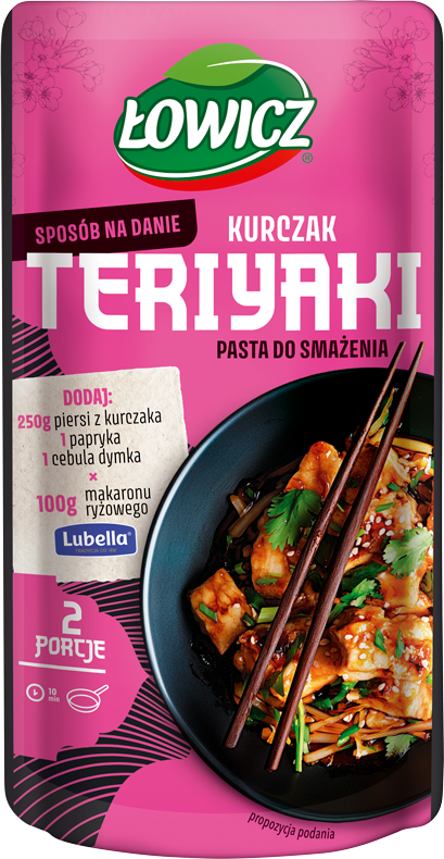 ŁOWICZ 100 g pasta do smażenia Teriyaki
