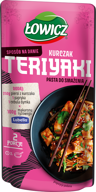 ŁOWICZ 100 g pasta do smażenia Teriyaki