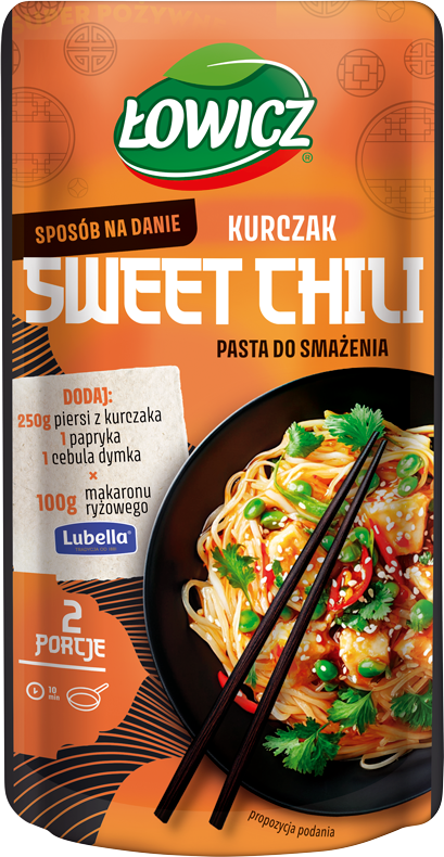 ŁOWICZ 100 g pasta do smażenia Sweet Chili