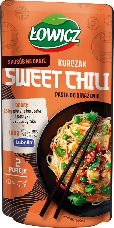 ŁOWICZ 100 g pasta do smażenia Sweet Chili
