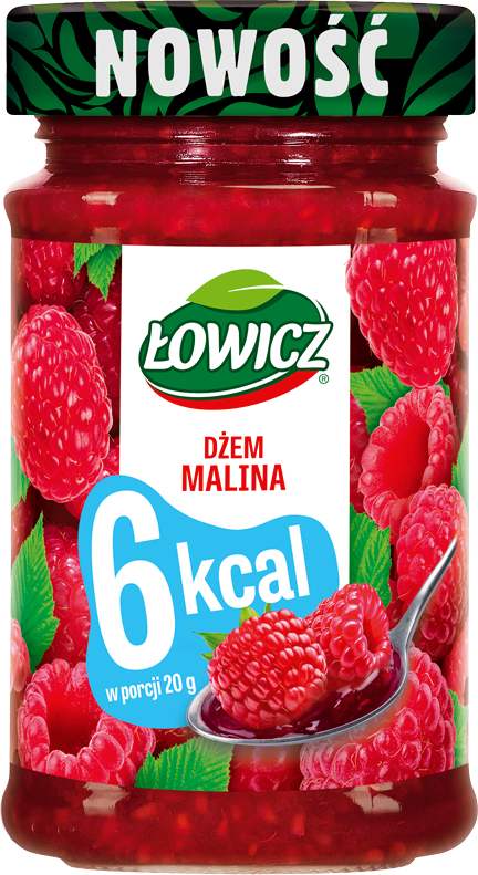 ŁOWICZ 200 g 6 kcal Malina