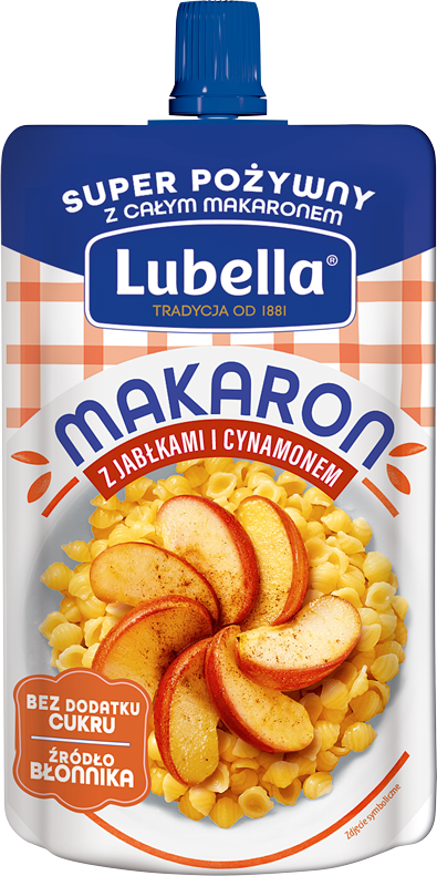 LUBELLA 170 g makaron z jabłkami i cynamonem