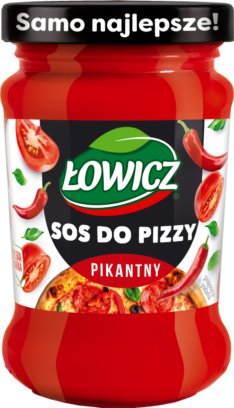LOWICZ Sos do pizzy 190 g Pikantny