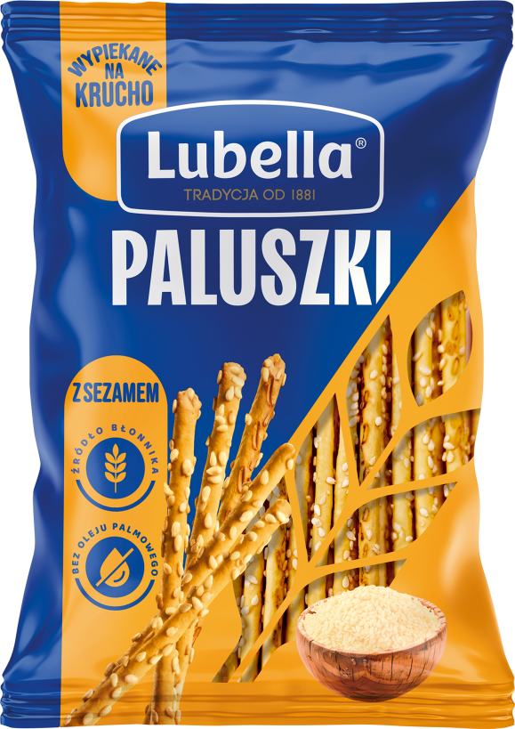 LUBELLA 70 g Paluszki z sezamem