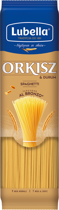 LUBELLA 400 g Makaron orkiszowy Spaghetti