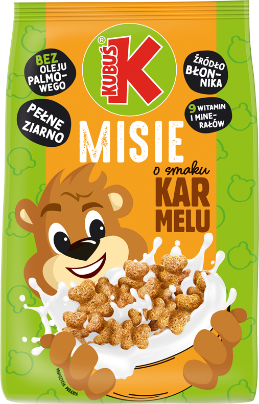 KUBUŚ 400 g Misie o smaku karmelu