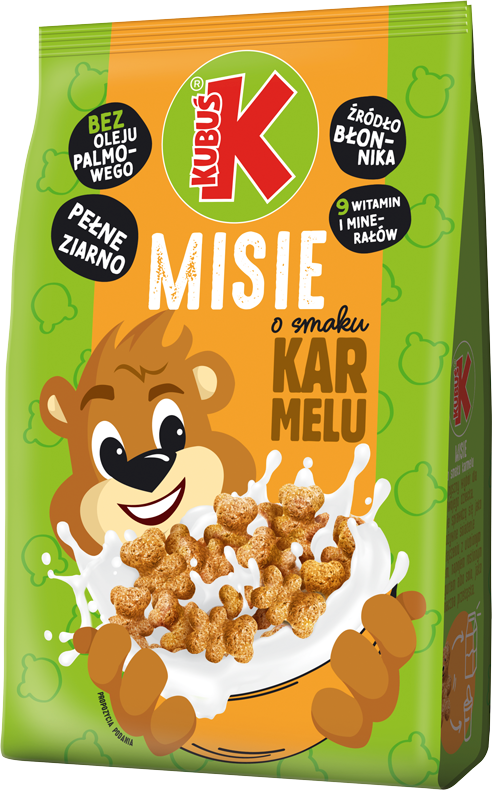 KUBUŚ 400 g Misie o smaku karmelu