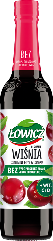 ŁOWICZ 400 ml wiśnia 