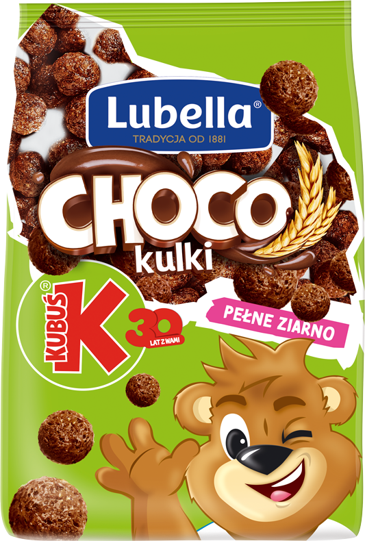 KUBUŚ 250 g Choco Kulki Pełne ziarno