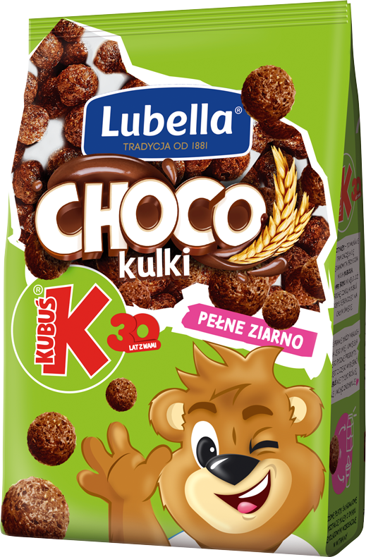 KUBUŚ 250 g Choco Kulki Pełne ziarno