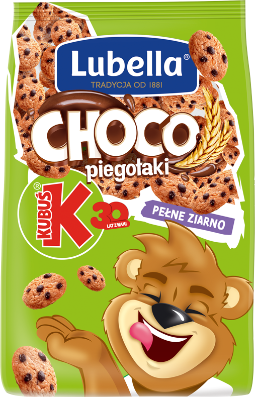 KUBUŚ 250 g  Choco Piegołaki Pełne ziarno