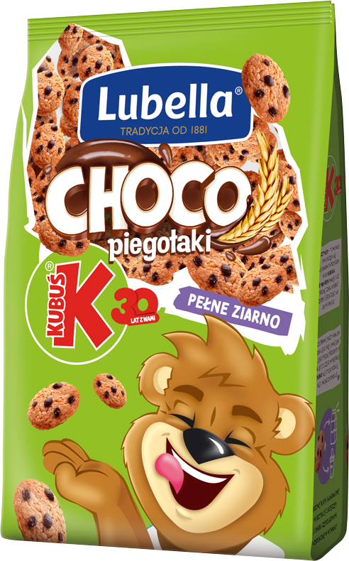 KUBUŚ 250 g Choco Piegołaki Pełne ziarno