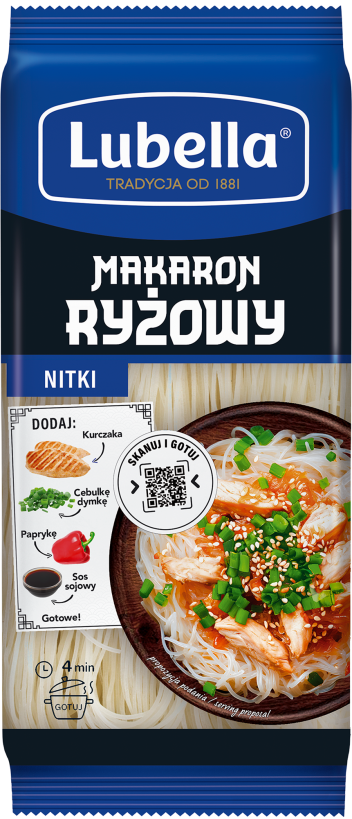  LUBELLA 200 g Makaron ryżowy nitki