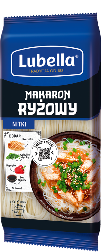  LUBELLA 200 g Makaron ryżowy nitki