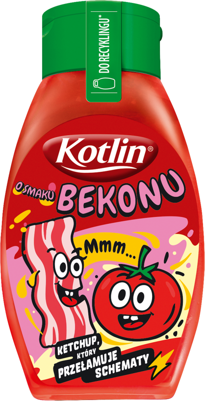 KOTLIN 450 g ketchup o smaku bekonu