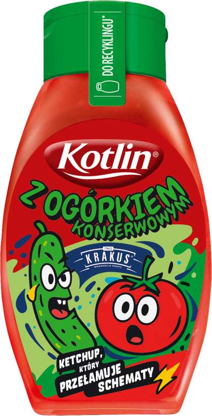KOTLIN 450 g ketchup o smaku ogórków