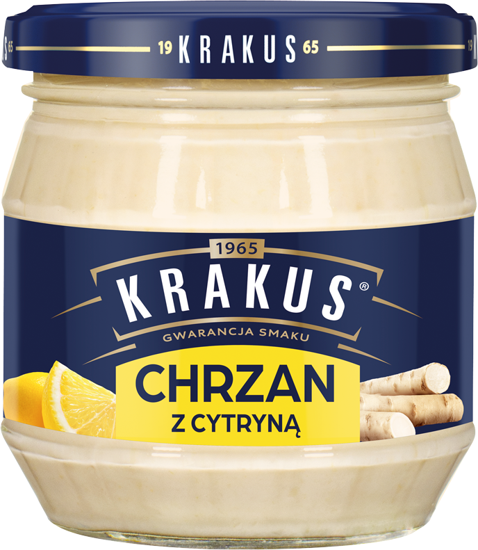 KRAKUS 180 g chrzan z cytyną
