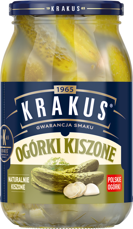 KRAKUS 860 g ogórki kiszone