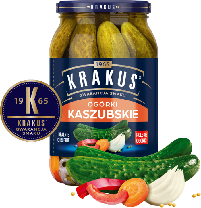 KRAKUS 870 g ogórki kaszubskie 