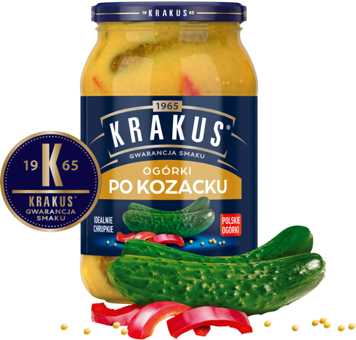 KRAKUS 870 g ogórki kozackie 