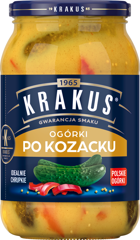 KRAKUS 870 g ogórki kozackie