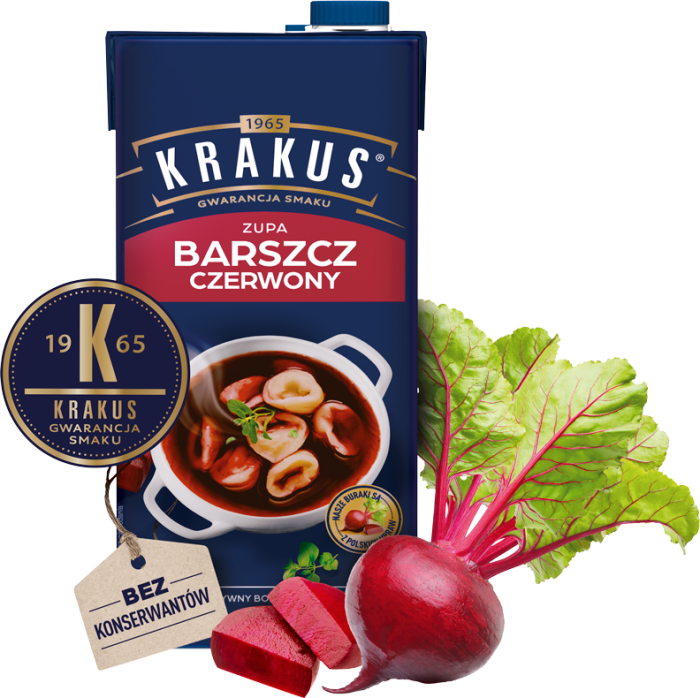 KRAKUS 1 litr barszcz czerwony