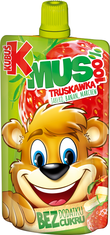 KUBUŚ 100 ml truskawka jabłko banan