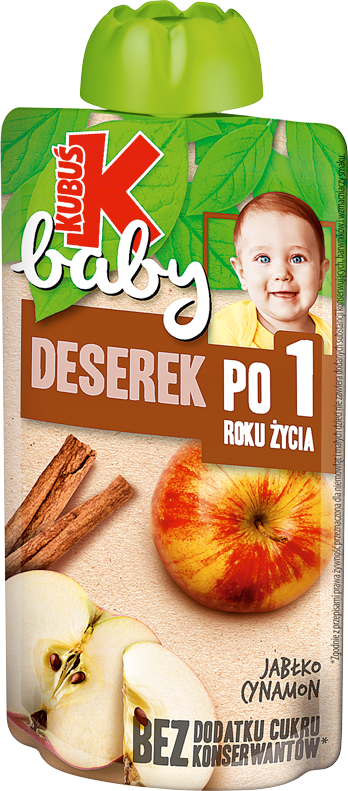 KUBUŚ BABY 120 g jabłko-cynamon