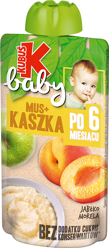 KUBUŚ BABY 120 g jabłko-morela