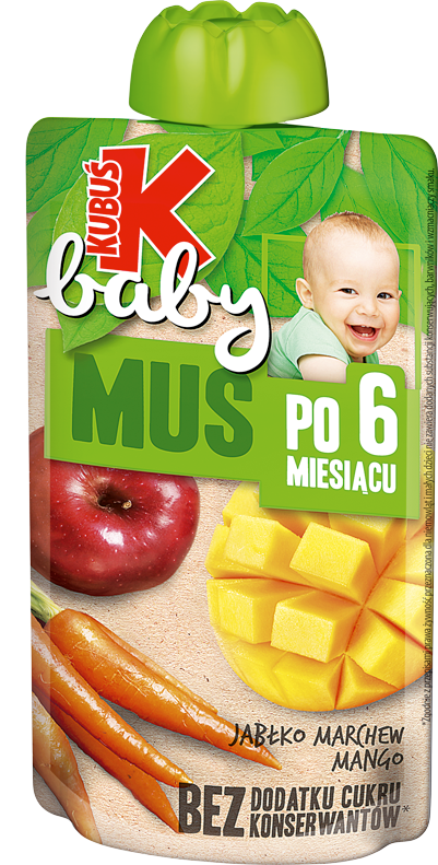 KUBUŚ BABY 100 g jabłko-marchew-mango