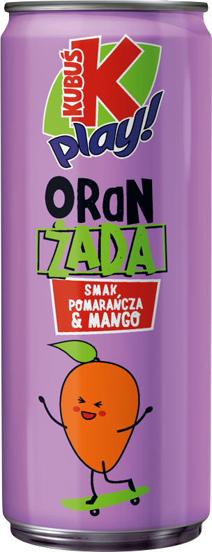 KUBUŚ 250 ml mango - pomarańcza