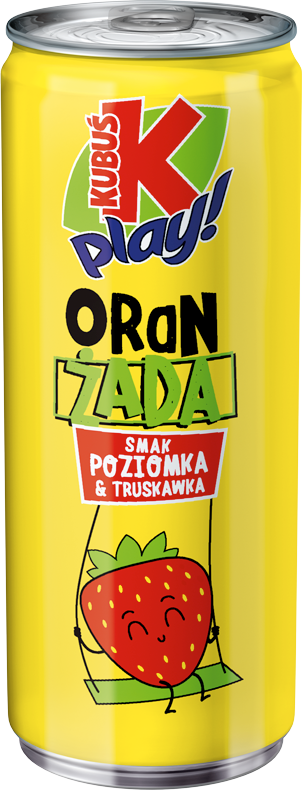 KUBUŚ 250 ml truskawka i poziomka