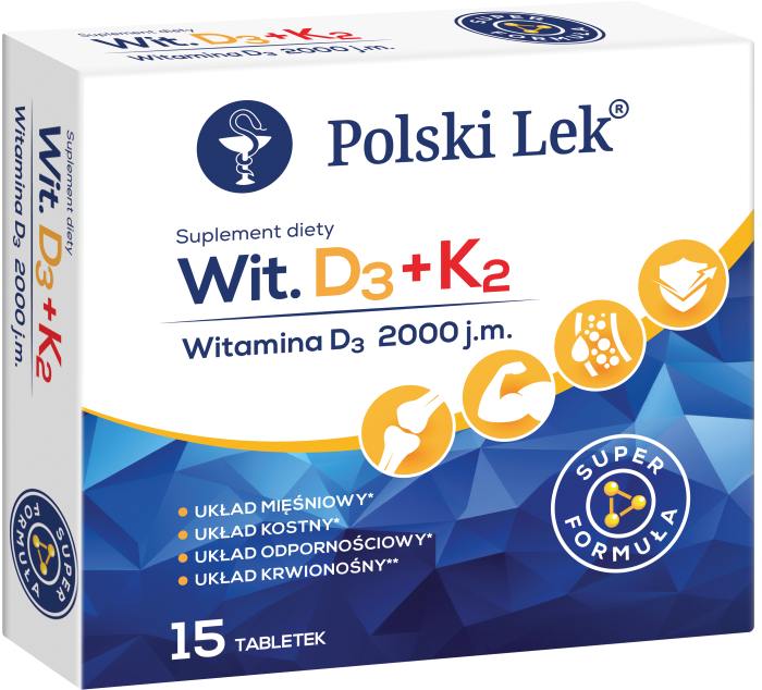 POLSKI LEK Witamina D3 + K2