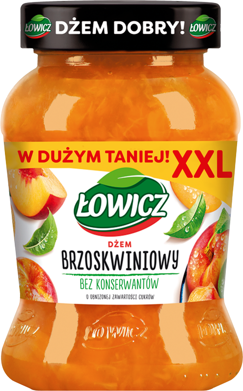 ŁOWICZ 450 g brzoskwinia