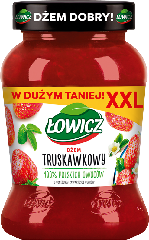 ŁOWICZ 450 g truskawka