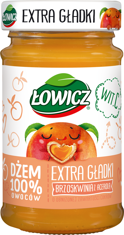 ŁOWICZ 225 g brzoskwinia