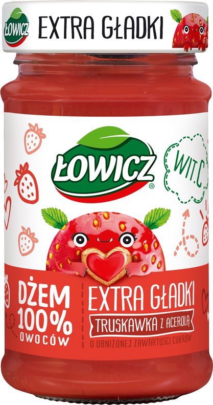 ŁOWICZ 225 g truskawka