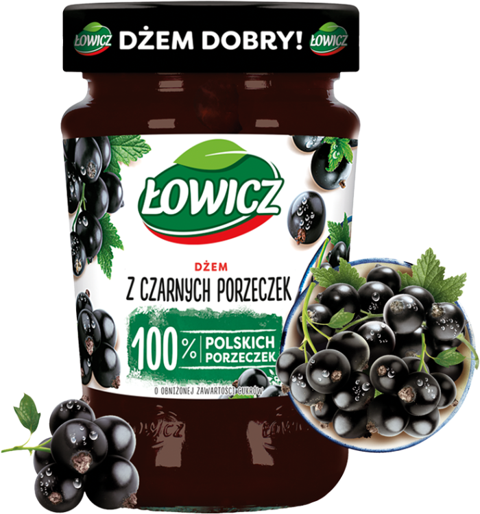 ŁOWICZ 280 g czarna porzeczka