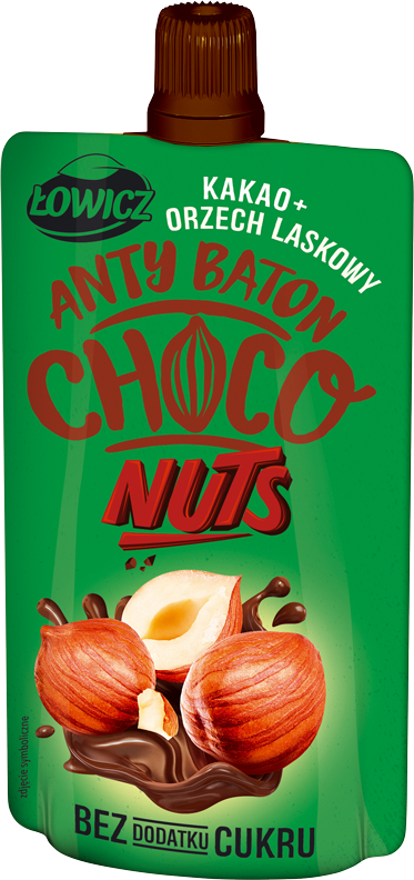 Antybaton Choco Kakao + orzech laskowy 100g