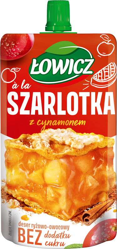 ŁOWICZ 100 g szarlotka z cynamonem