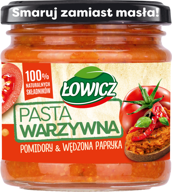 ŁOWICZ 180 g pomidory i wędzona papryka