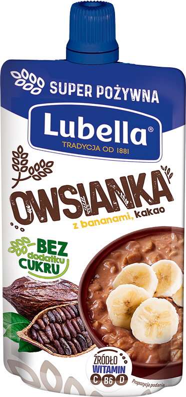 LUBELLA 100 g banany i kakao