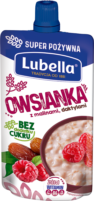 LUBELLA 100 g maliny i daktyle