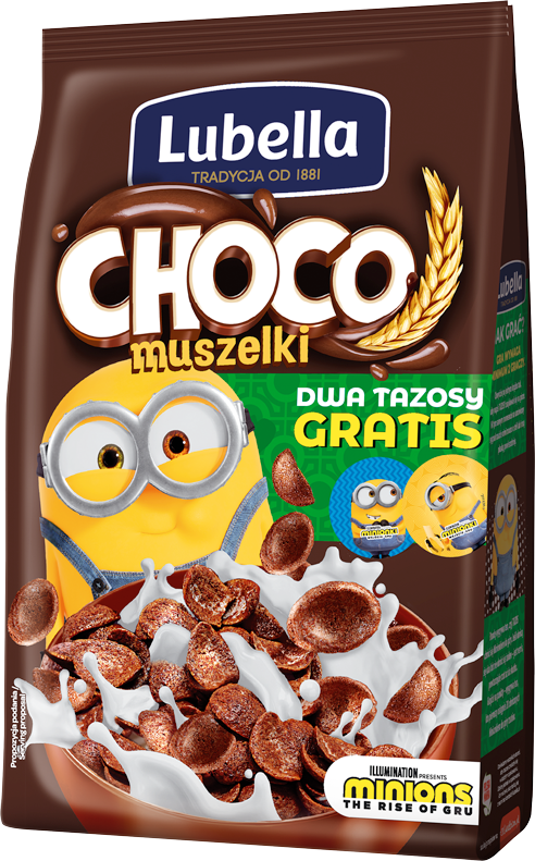 LUBELLA 250 g choco muszelki